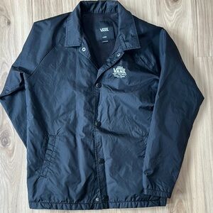 Vans Boys Large Nylon off the wall Black Jacket